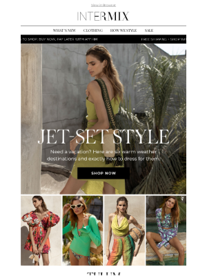 INTERMIX Designer Clothing - Your Vacation Packing List