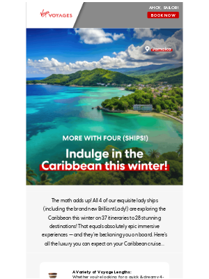 Virgin Voyages - With all 4 ships in the Caribbean this winter — which will you choose?