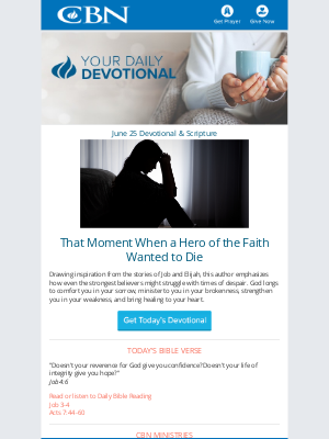 The Christian Broadcasting Network - Today's Daily Devotional 06/25