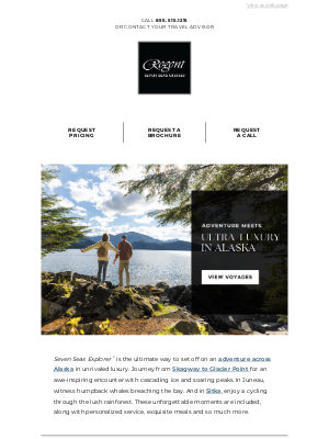 Oceania Cruises - Adventure Meets Ultra-Luxury in Alaska