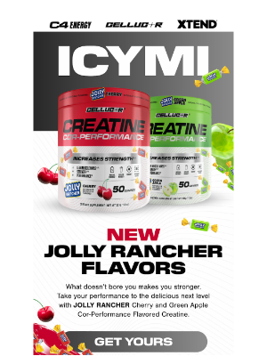 Cellucor - Haven’t tried the new JOLLY RANCHER lineup? 😳