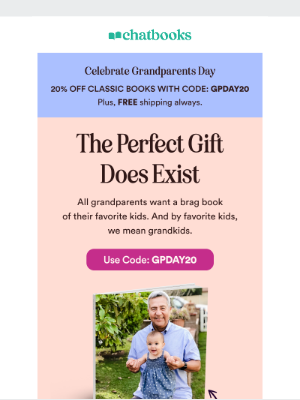 Chatbooks - Grandparents’ Day Is Coming Up!