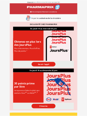 Pharmaprix (Canada-French) - Les journées ensoleillées sont arrivées!