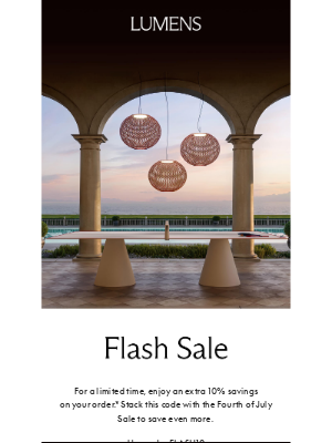 YLiving - Flash Sale: Extra 10% Savings.