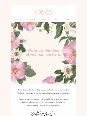 Kip and co (Australia) - A quick note about Mother's Day 💌