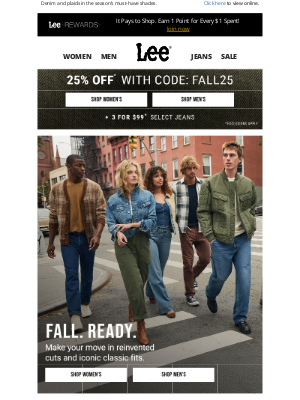 Lee Jeans - First Look: Fall