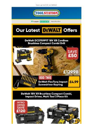 Toolstation UK - The latest offers from DeWalt