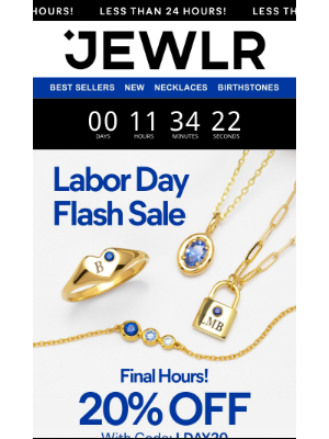 Jewlr - 20% Off Ends Tonight ✨