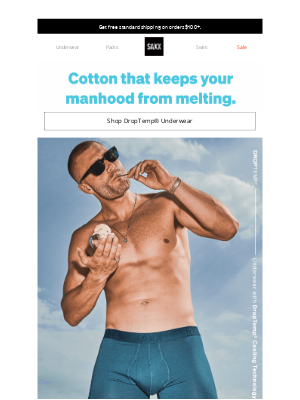 SAXX Underwear - How to keep your manhood from melting 🍨🍨