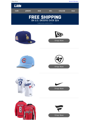 LIDS - Trending Now: Top Brands of the Season >>