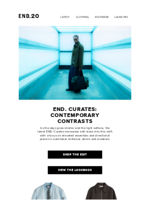 END. - END. Curates: Contemporary Contrasts – shop the editorial