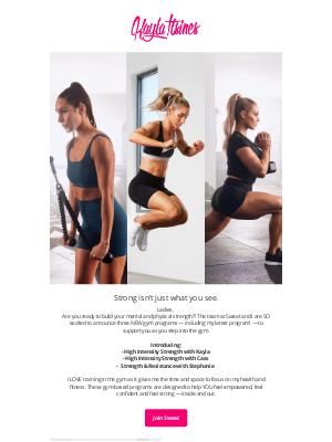 Kayla Itsines - Want to build your strength and confidence in the gym?