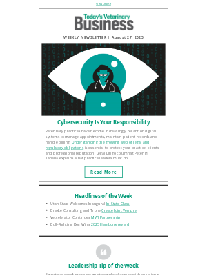 NAVC - Your Weekly News Is Here