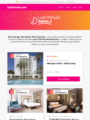 Lastminute (United Kingdom) - Holiday from £113? THAT'S a Last Minute deal