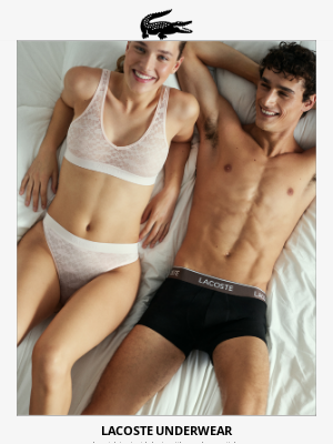 Lacoste - The essential underwear of the season