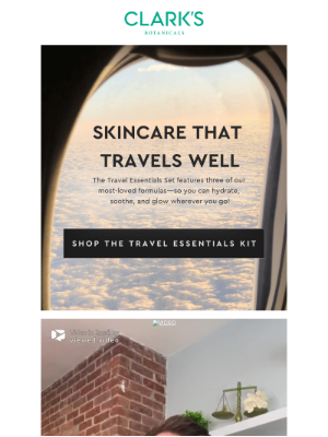 Clark's Botanicals - Your Travel-Size Skincare Heroes Are Here!