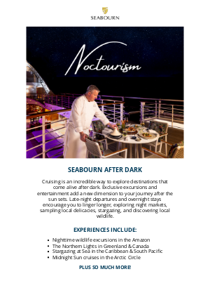 Seabourn Cruise Line - Stargazing & Sunset Cocktails: Nightlife At Sea Awaits