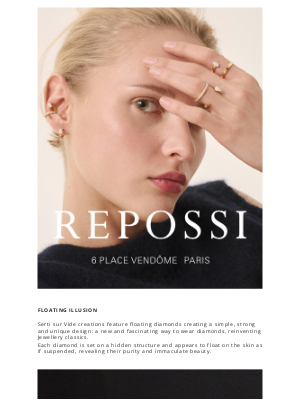 Repossi - Floating diamonds - Serti sur Vide