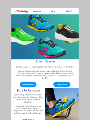 Newton Running - Got The Need For Speed?