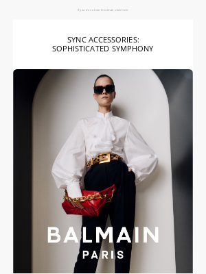 Balmain Paris - SYNC ACCESSORIES: SOPHISTICATED SYMPHONY
