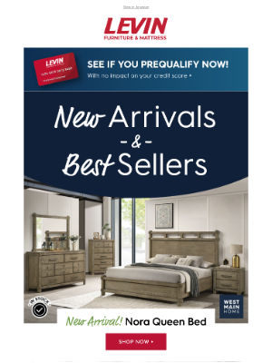 Levin Furniture - Check Out Our New Arrivals & Best Sellers! 😍