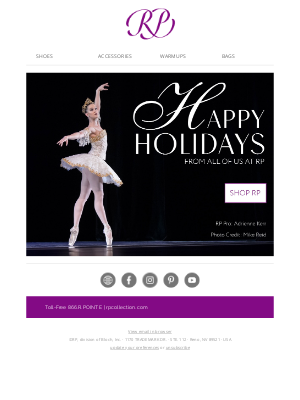 Russian Pointe - Happy Holidays 💜