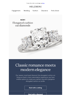 Helzberg Diamonds - Now trending: elongated cushion cut diamond rings 💎