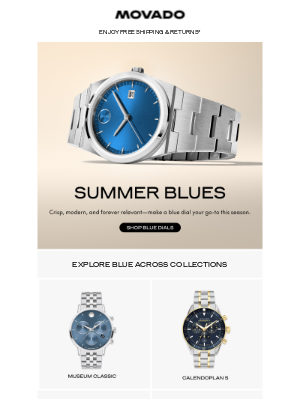 Movado - The Cool Factor: Blue Dials