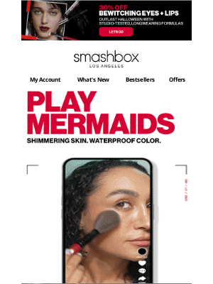 Smashbox Cosmetics USA - Get the wet look 🌊🧜‍♀️