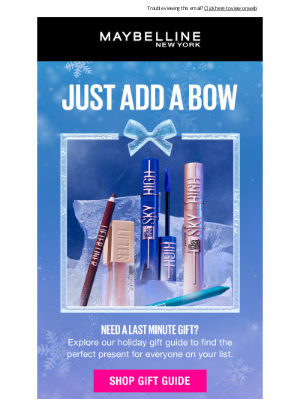 Maybelline - Need a last minute gift?🎁 We got you!