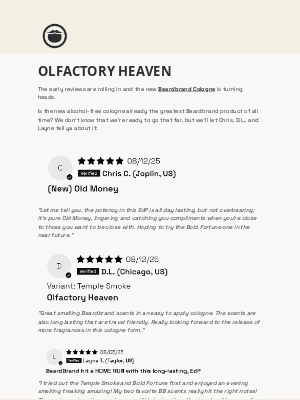 Beardbrand - The Early Reviews Are Roling In
