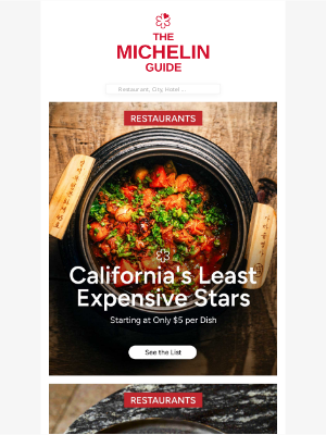 Michelin Group - Least Expensive Stars
