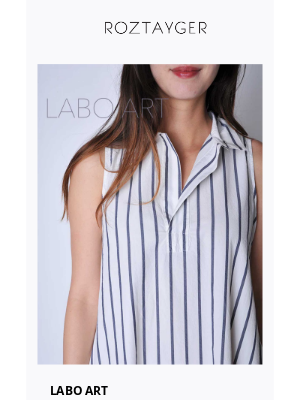 Roztayger - LABO ART Does Stripes For Spring. 👔 🌼