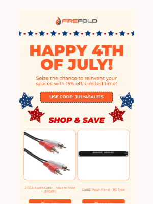 FireFold - Up your tech game with our July Fourth spectacular!