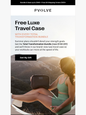P.volve - Ending Soon: Free Luxe Travel Case