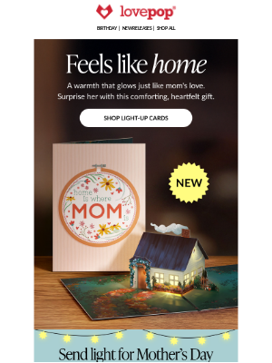 Lovepop - Brighten mom’s day—literally✨