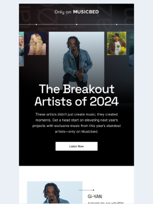 Musicbed - 🔥 The 5 breakout artists of 2024