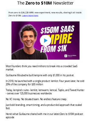 Groove - [NEW PODCAST] From $1K to $30M: The lempire growth playbook...