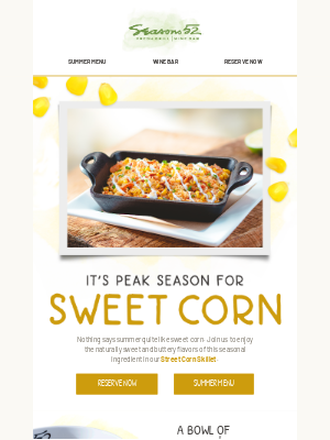 Bahama Breeze - Sweet, golden and fresh off the cob
