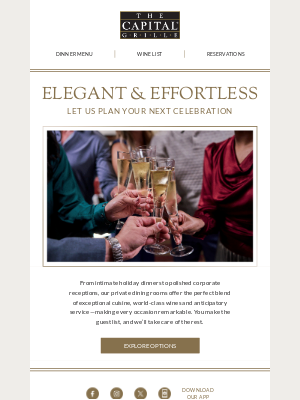 Olive Garden - Allow us to host your holiday event