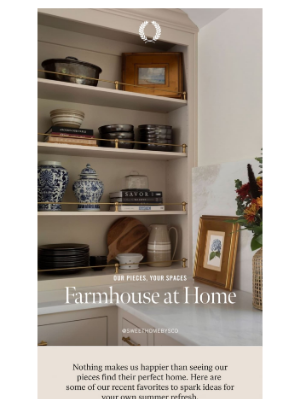 Farmhouse Pottery - Summer Styling: Farmhouse in Your Home 💐
