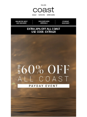 Coast Stores (United Kingdom) - Payday Perks