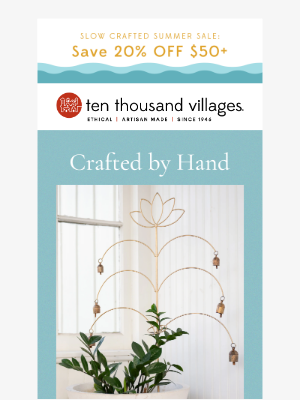 Ten Thousand Villages - Shop Outdoor Living Accessories- Save 20%