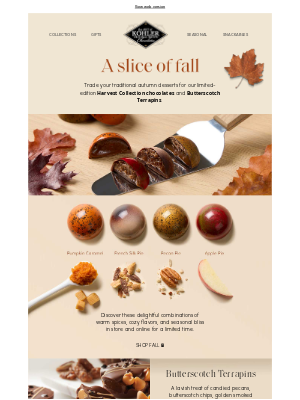Kohler Co. - Our Harvest Collection is back for the fall season.🍁