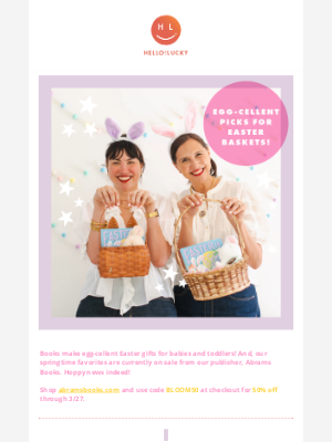 Hello!Lucky - Our Favorite Books for Egg-ceptional Easter Baskets! 🧺