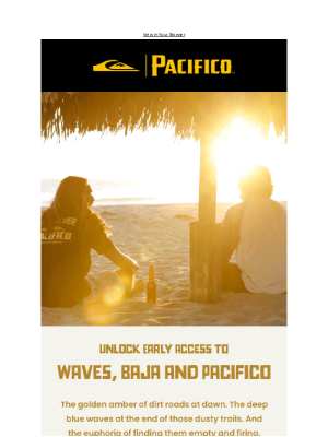 Roxy - Unlock Early Access To Our Pacifico Collection!
