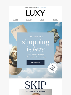 Luxy Hair - No surcharge? No-brainer