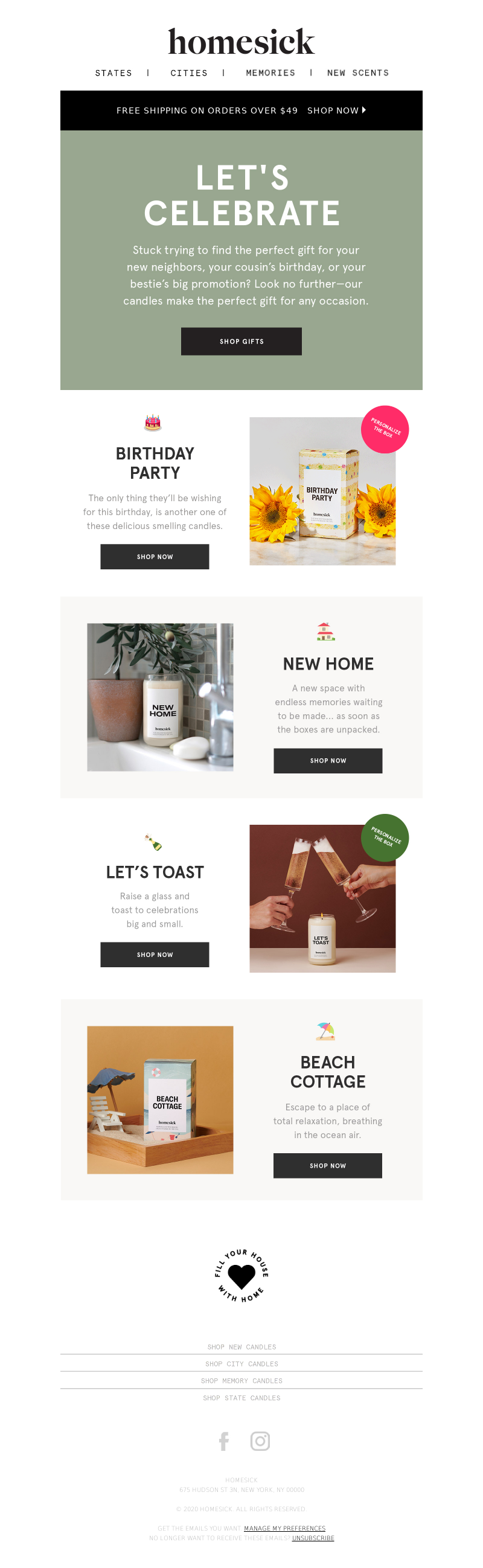 Homesick Candles - We make gift giving easy 🎁