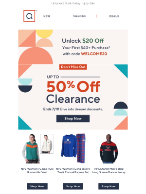 QVC - Still On! Up to 50% Off Clearance