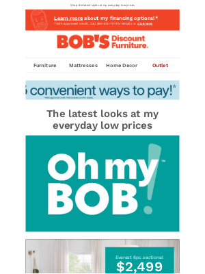 Bob's Discount Furniture - Spring into new styles 💐